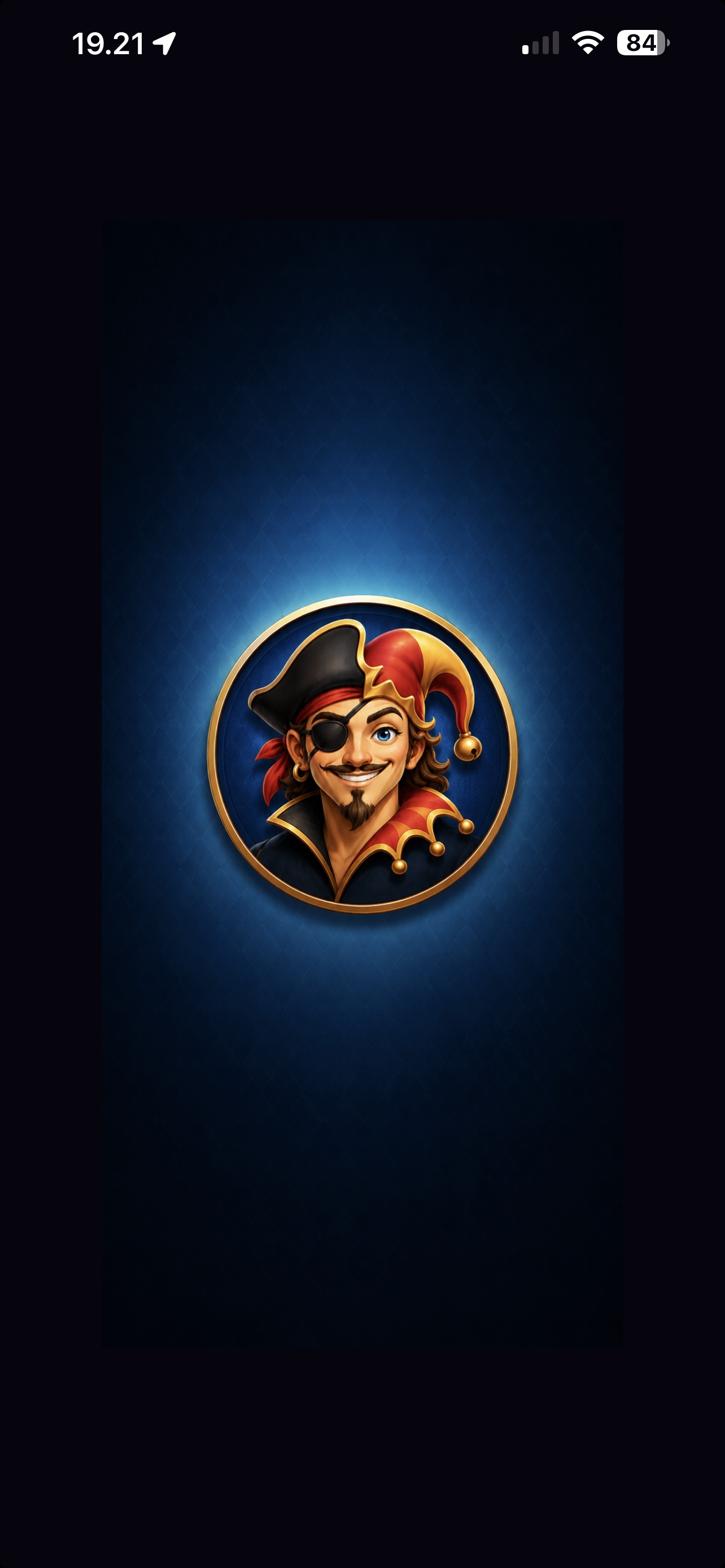 PiratWhist startskærm med appens piratlogo