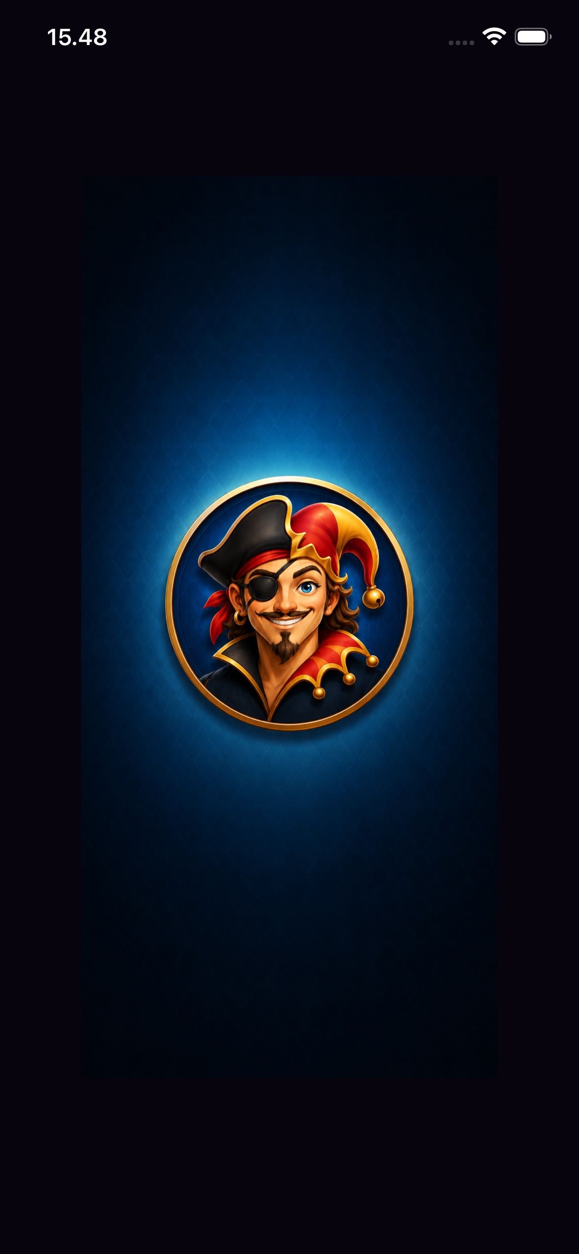 PiratWhist startskærm med appens piratlogo